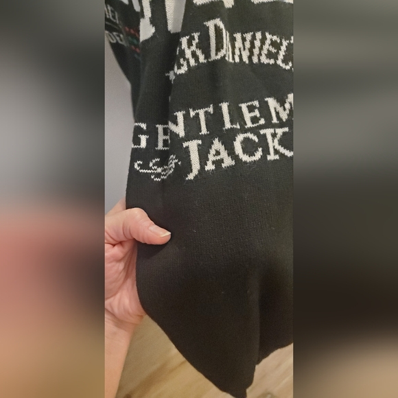 Jack Daniel's Black and White Festive Sweater - Picture 4 of 7